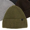 Wintermütze Herren 100% extrafeine Merinowolle Navy Blau Nathan