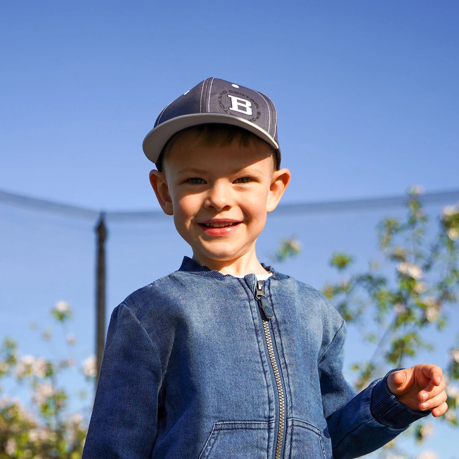 Mütze mit Schirm für Jungen Light Blau Bakuś