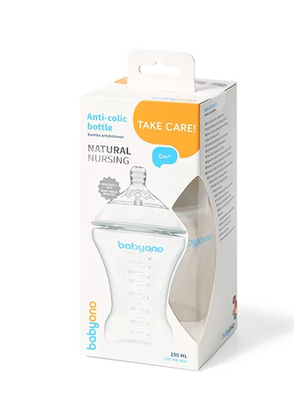 Babyono Butelka Antykolkowa Natural Nursing 250 Ml