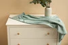 Baby Handtuch Krepp Grau 100x100 cm - Sensillo