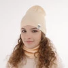 Herbst und Frühlingsset Mädchen: Mütze und Schlauchschal, mit Baumwolle, Rosa Farinka