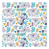 Pieluszka Tetrowa Koala Fioletowy 70x80