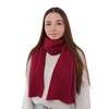 Schlauchschal Damen 100% extrafeine Merinowolle Schwarz Jessica