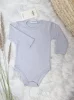 Baby-Body mit langen Ärmeln – Farbe Grau