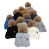 Winterset für Jungen: Mütze und Schlauchschal, mit Bommel, Beige, Talens