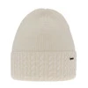 Wintermütze Damen aus Merinowolle in Cremefarbe Febe