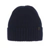 Wintermütze Herren aus Merinowolle in Navy Blau Sewer