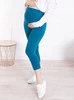 Kurze umstandsleggings 3/4 petrol