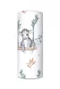 Flanellwindeln 70x80 - Tiere auf einem schwingenden grünen Zweig