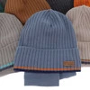 Herbst und Frühlingsset Jungen: Mütze und Schlauchschal, mit Baumwolle, Navy Blau London