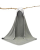 Baby Handtuch Krepp Grau 100x100 cm - Sensillo