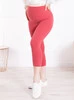 Kurze umstandsleggings 3/4 carmine