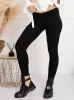Gerippte Umstandsleggings Paris - Schwarz