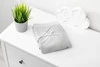 Babydecke mit Kapuze Grau - Sensillo