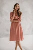Lovely Dress Midi-Umstands- und Stillkleid, 3/4-Ärmel, Kräuterrosa