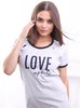 Umstandsshirt LOVE MY BABY - Grau