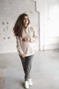 Übergroßes Umstands- und Still-Sweatshirt von Motherhood, hellbeige