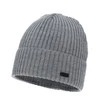 Wintermütze Herren, grau, mit Merinowolle, Jeffrey