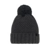 Wintermütze Jungen mit Bommel Grau Polins
