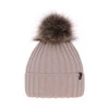 Wintermütze Damen aus Merinowolle in Beige Texa