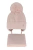 Winterset Mädchen: Mütze und Schal mit Bommel Rosa Marisa