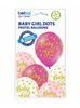 Balony Oh Baby Girl Dots - Dziewczynka