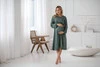 Lovely Dress Midi Umstands- und Stillkleid mit langen Ärmeln, Mint