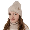 Winterset Mädchen: Mütze und Schlauchschal 100% extrafeine Merinowolle Rosa Nelita