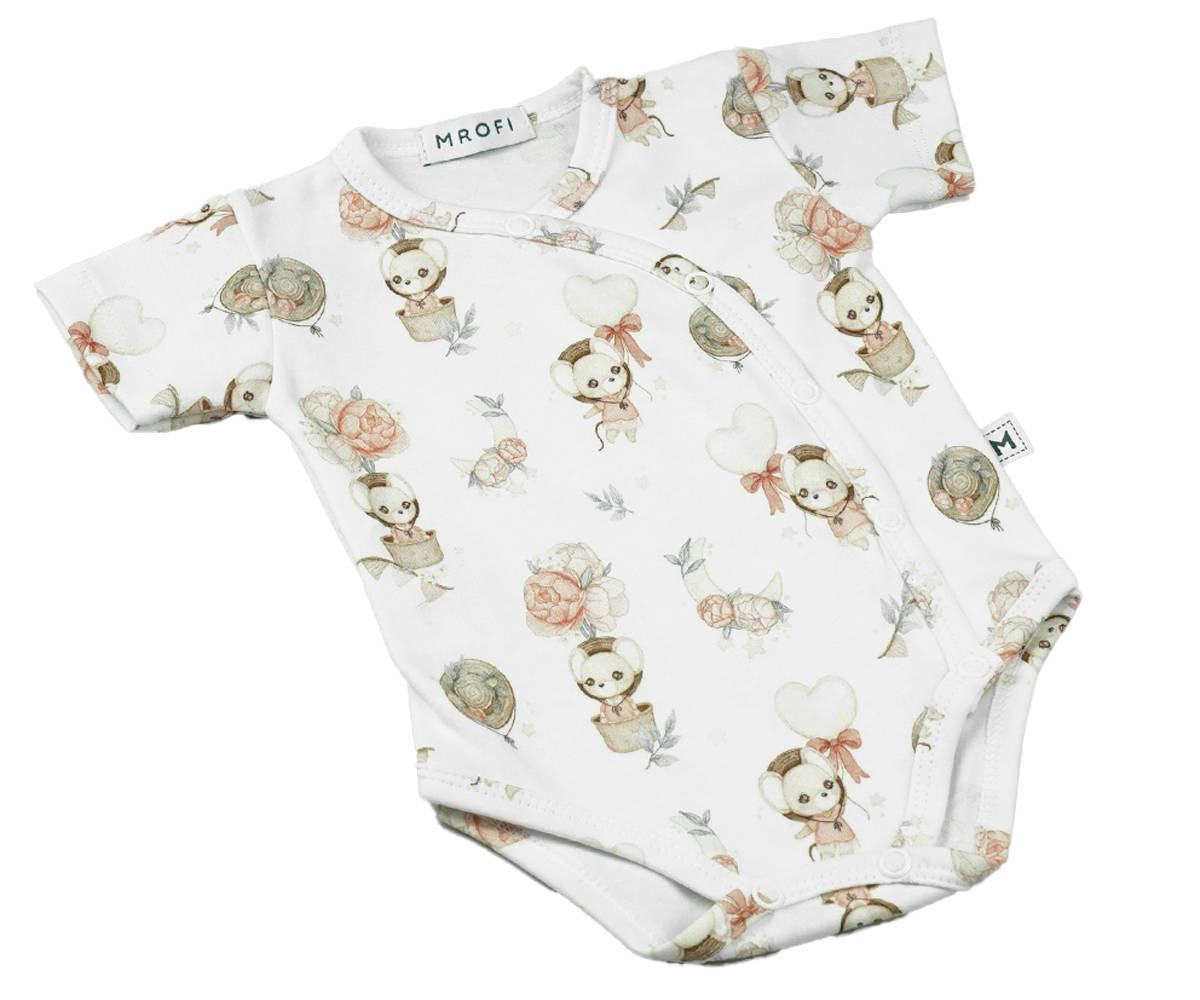 MROFI Umschlag-Babybody - Little Mouse