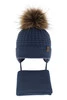 Winterset für Jungen: Mütze und Schal in Blau Salem