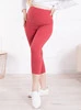 Kurze umstandsleggings 3/4 carmine