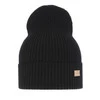 Damenmütze Frühling- Winter Schwarz 100% extrafeine Merinowolle Sophie