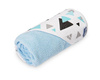 Baby Handtuch Krepp Blau 100x100 cm - Sensillo