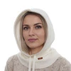 Balaclava für Damen, cremeweiß, mit Merinowolle, Elizabeth