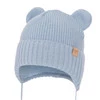 Wintermütze Jungen mit Merinowolle Blau Shedon