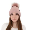 Wintermütze Damen aus Merinowolle in Rosa Texa