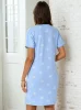 Umstandsshirt Schlafende Sterne II- Marineblau