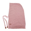 Balaclava für Damen, Winter, rosa, mit Merinowolle, Elizabeth