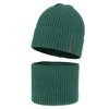 Jungen Mütze und Schal Herbst, Frühling Set,, mit Baumwolle, smaragd, Norwin
