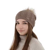 Wintermütze Damen aus Merinowolle in Beige Bafi