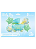 Satynowy różowy balon B&C cyfra "9" -76cm