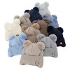 Wintermütze Jungen, mit Merinowolle, beige, Rimini