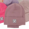 Herbst und Frühlingsset Mädchen: Mütze und Schlauchschal, mit Baumwolle, Rosa Mersila
