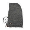 Balaclava für Damen Winter, grau, mit Wolle, Elizabeth