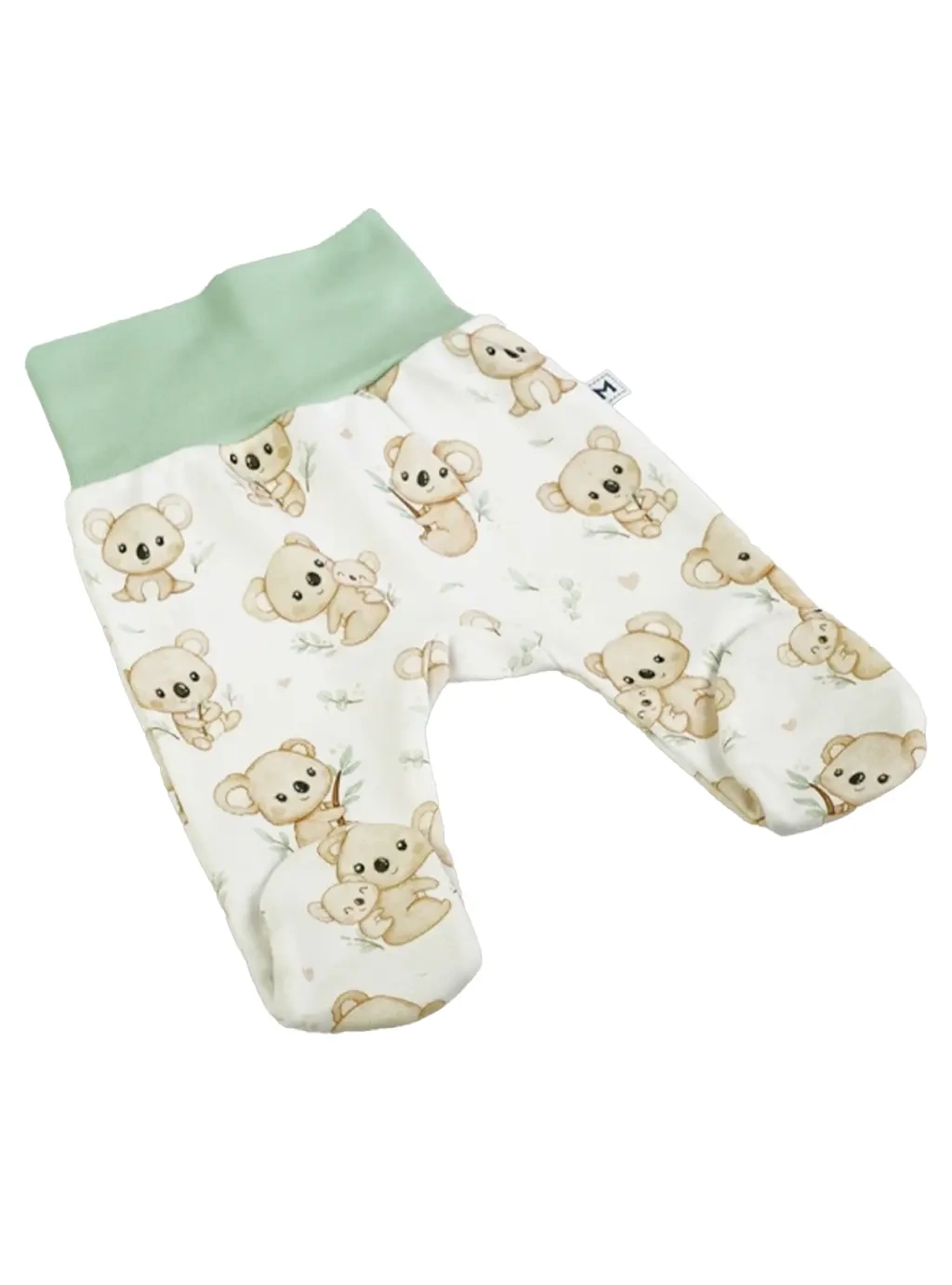 Baby-Schlafanzüge mit Koala-Shorts – Aqua