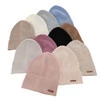 Herbst und Wintermütze Damen, lila, 100% Merinowolle, Flerra