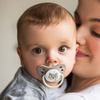 Babyono 2szt X Smoczek Symetryczny Silikonowy 3-6+