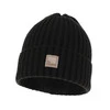 Wintermütze Damen aus Merinowolle Schwarz Benedetta