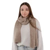 Schlauchschal Damen Merinowolle Grau Loretta