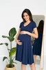  Mommy Chic Umstands- und Stillkleid, Marineblau